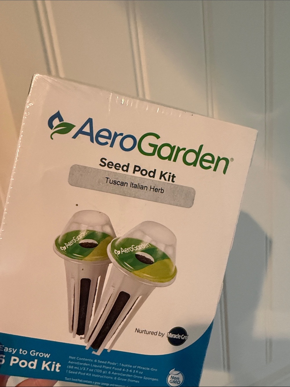 AeroGarden Seed Pod Kit - White with Green & Blue Logo - Picture 2 of 2